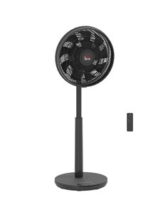 HOMCOM Pedestal Fan with Oscillating, Tilt, Adjustable Height, Black