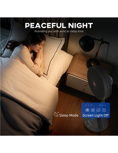 HOMCOM Pedestal Fan with Oscillating, Tilt, Adjustable Height, Black