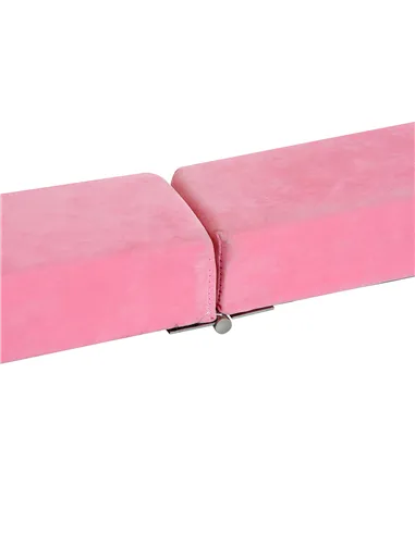 HOMCOM 2.4M 8FT Gymnastics Folding Balance Beam Home Gym Training Exercise Sports - Pink