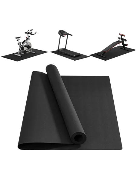 HOMCOM Multi-purpose Exercise Equipment Mat Non-slip Floor Protector Gym Fitness Training Workout Mat, 200 x 100cm