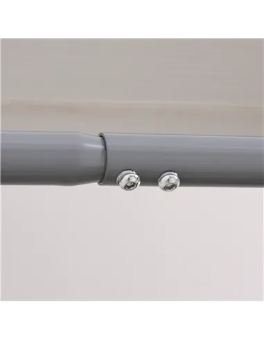 HOMCOM Pull-Up Bar for Doorway, Home Fitness Door Horizontal Push up Bar for Indoor Gym Upper Body Workout, Grey