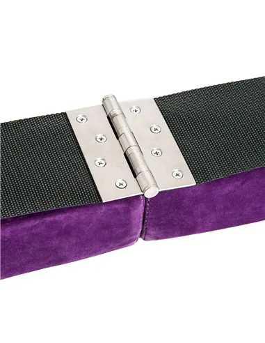 HOMCOM 2.4M 8FT Gymnastics Folding Balance Beam Home Gym Training Exercise Sports - Purple