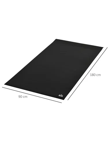 HOMCOM Multi-purpose Exercise Equipment Protection Mat Non-slip Floor Protector Gym Fitness Workout Training Mat 180 x 90cm