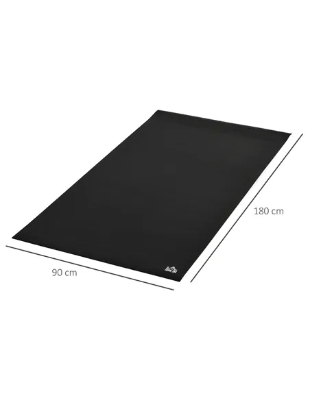HOMCOM Multi-purpose Exercise Equipment Protection Mat Non-slip Floor Protector Gym Fitness Workout Training Mat 180 x 90cm