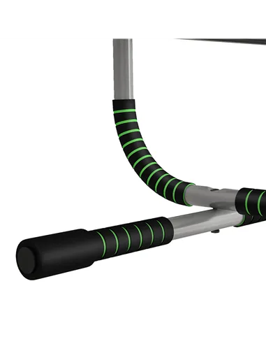 HOMCOM Pull-Up Bar for Doorway, Home Fitness Door Horizontal Push up Bar for Indoor Gym Upper Body Workout, Green