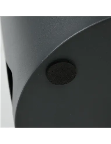 HOMCOM Freestanding Umbrella Stand for Hallway, Round Umbrella Basket with 4 Hooks and Drip Tray for Entryway, Dark Grey