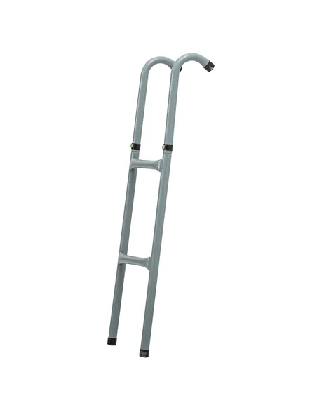 HOMCOM 6-10ft Trampoline Ladder Galvanized w/ Non-slip Mat