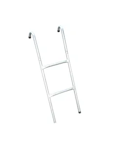 HOMCOM 6-10ft Trampoline Ladder Galvanized w/ Non-slip Mat 2