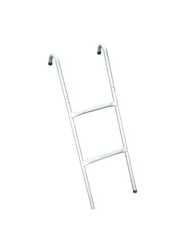 HOMCOM 6-10ft Trampoline Ladder Galvanized w/ Non-slip Mat