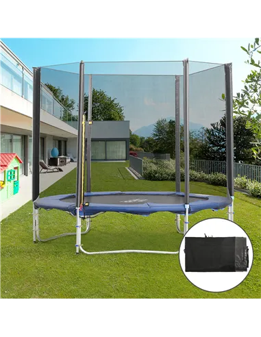 Homcom  8ft Trampoline Replacement Net, Black