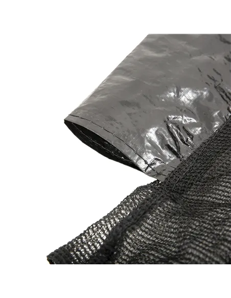 HOMCOM 13ft Trampoline Net Replacement Safety Net Enclosure Net Spare w/ 8 Poles