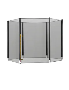 HOMCOM 10ft Trampoline Net Replacement Enclosure, Black