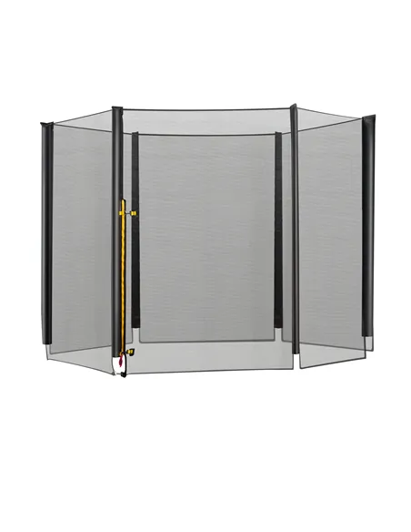 HOMCOM 10ft Trampoline Net Replacement Enclosure, Black