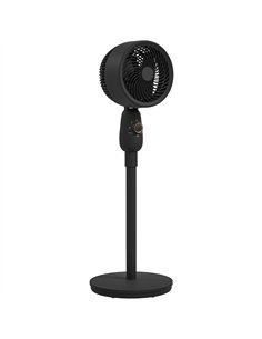 HOMCOM Pedestal Fan, Powerful Air Circulator, 12 Inch Floor Standing Fan with 3 Speed Settings, Oscillating Function for Bedroom