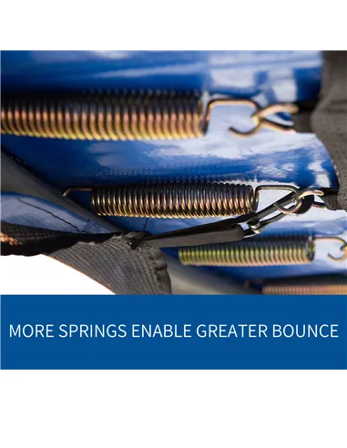 HOMCOM 10ft Trampoline Net Replacement Enclosure, Black