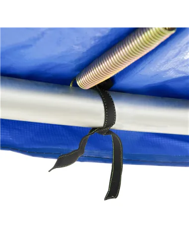 HOMCOM 12ft Trampoline Pad Φ366cm Trampoline Accessories Surround Pad Thick Foam Pads Padding Replacement Spare- Blue