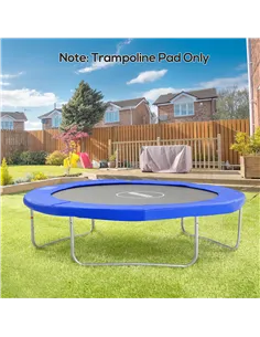 HOMCOM Φ244cm Trampoline Pad Pads Replacement Trampoline Accessories Safety Surround Pads Padding - 8ft Blue 2