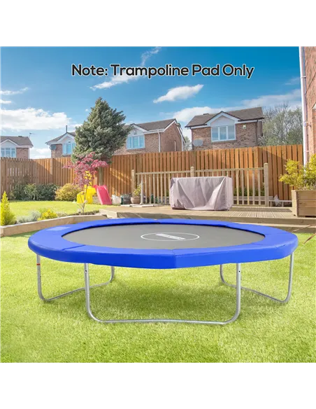 HOMCOM Φ244cm Trampoline Pad Pads Replacement Trampoline Accessories Safety Surround Pads Padding - 8ft Blue
