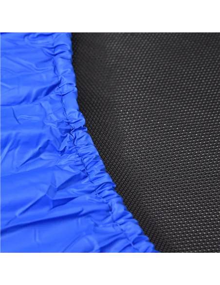 HOMCOM Φ91 Mini Fitness Trampoline Home Gym Yoga Exercise Rebounder Indoor Outdoor Jumper with Safety Pad, Support Up to 100 KG,