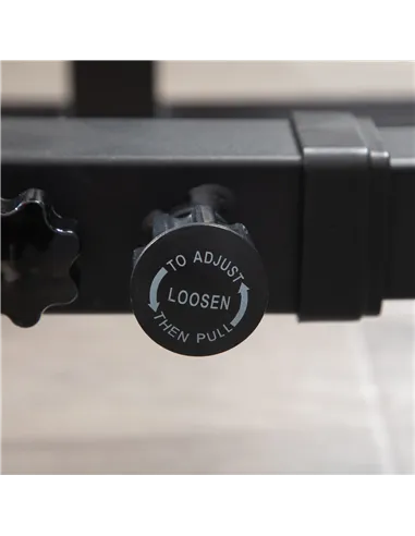 HOMCOM Multifunction Barbell Squat Rack Stand Heavy-Duty Strength Training Dumbbell Rack Adjustable Height Weight Lifting Bench 