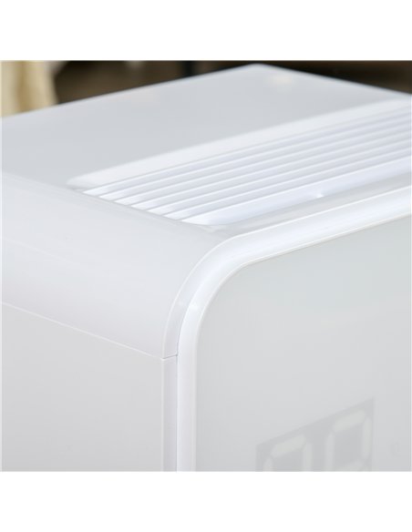 HOMCOM 12L/Day Dehumidifier for Home, Laundry Room, Bedroom, Basement, Electric Moisture Air De-Humidifier with 4 Modes, Continu