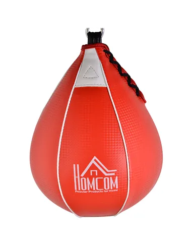 HOMCOM Wall-mounted Punching Ball Height Adjustable Hanging Speedball Platform Set Frame Stand Boxing Sports