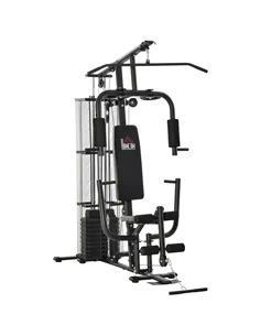 HOMCOM Multifunction Home Gym System Weight Training Exercise Workout Station