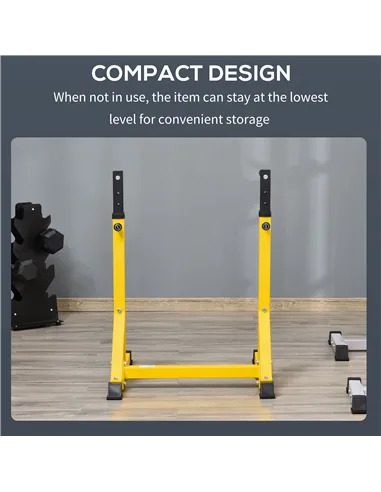 HOMCOM 83.5L x 71.5W x 126H cm Dip Station Chin Up Parallel Bars Pull Up Power Tower Home Gym Workout Bicep Tricep Fitness Equip