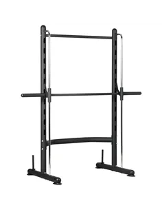 HOMCOM Adjustable Squat Rack, with Pull Up Bar, Barbell Bar for Home Gym