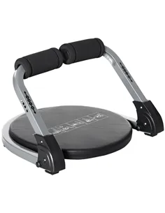 HOMCOM Abs Trainer, Ab Crunch Machine, Foldable Abdominal Trainer, Core Fitness & Whole Body Exercise Equipment for Home Gym