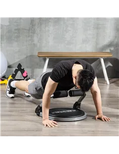HOMCOM Abs Trainer, Ab Crunch Machine, Foldable Abdominal Trainer, Core Fitness & Whole Body Exercise Equipment for Home Gym 2