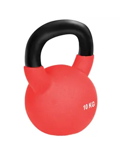 HOMCOM Soft Kettlebell, 10kg Kettle Bell with Non-Slip Handle for Home Gym Weight Lifting and Strength Training, Red