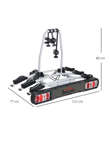 HOMCOM Bike Rack Bicycle Carrier Rear Rack
