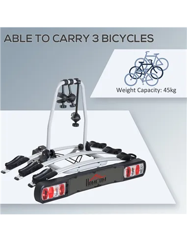 HOMCOM Bike Rack Bicycle Carrier Rear Rack