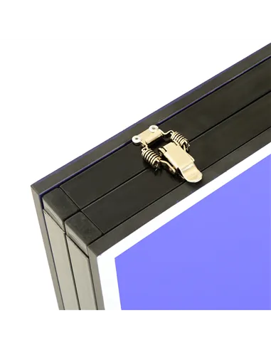 HOMCOM Folding 5ft Mini Compact Table Tennis Top Ping Pong Table Set Professional Net Games Sports Training Play Blue