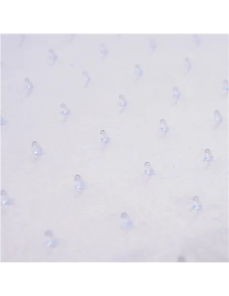 HOMCOM Office Carpet Protector Chair Mat Clear Spike Non Slip Studs Frosted Lipped