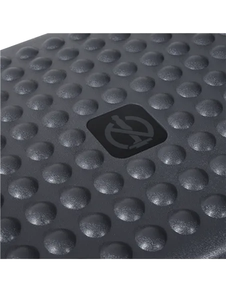 HOMCOM Footrest Adjustable Height & Angle Tilting Platform Home Office Foot Rest Charcoal Grey