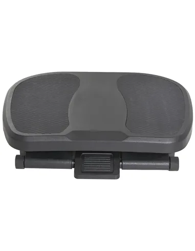 HOMCOM 0-30° Three-Height Under-Desk Support Footrest - Black