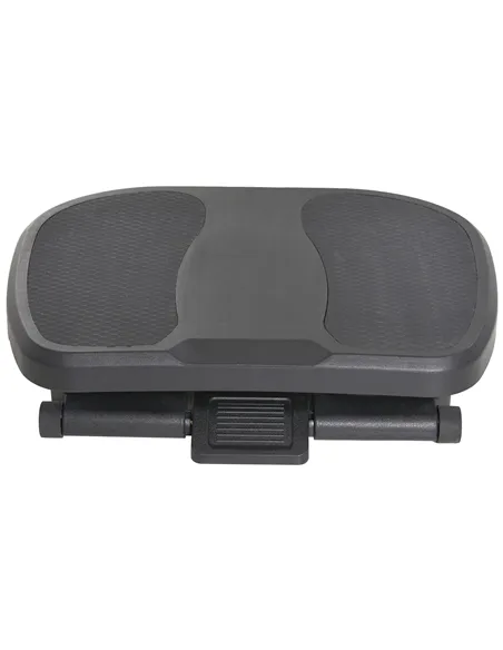 HOMCOM 0-30° Three-Height Under-Desk Support Footrest - Black