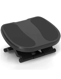HOMCOM 0-30° Three-Height Under-Desk Support Footrest - Grey