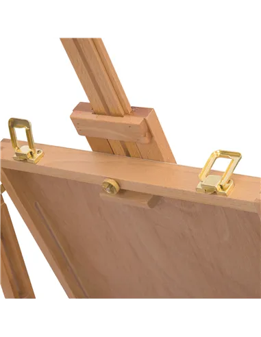 HOMCOM Wooden Art Easel Tripod Sketch Artist Painters Craft Portable Folding Drawing Board Lightweight - Natural Wood