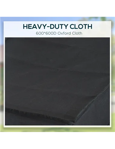 HOMCOM Cargo Trailer Bike Stroller Garden Trolley W/Carrier Utility Luggage & Wheels Black