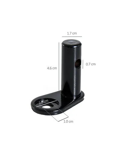 HOMCOM Pet Stroller Bike Bicycle Trainer Hitch Coupler Attachment Connector (Universal)