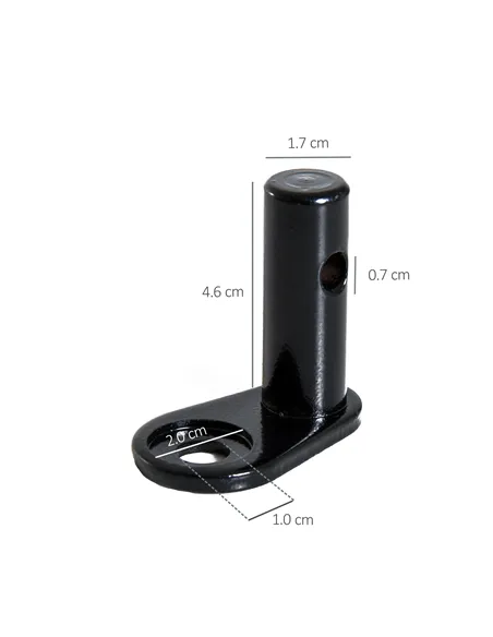 HOMCOM Pet Stroller Bike Bicycle Trainer Hitch Coupler Attachment Connector (Universal)