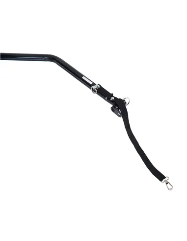 HOMCOM Two-Wheel Bicycle Large Cargo Wagon Trailer Oxford Fabric, Folding Storage, & Removable Cover, Red&Black