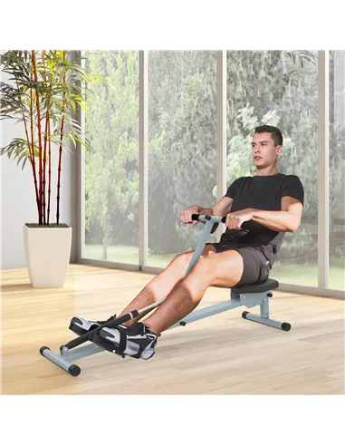 HOMCOM Rowing Machine Cardio Rower Workout Fitness Body Tonner Home Gym Training