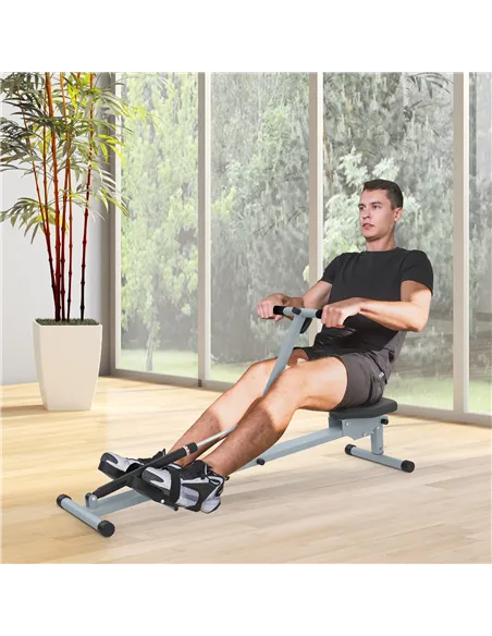 HOMCOM Rowing Machine Cardio Rower Workout Fitness Body Tonner Home Gym Training