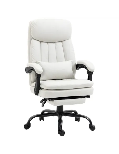 Vinsetto Office Chair, Ergonomic Desk Chair with 6-Point Vibration Massage and Lumbar Heating, Computer Chair with Lumbar Suppor