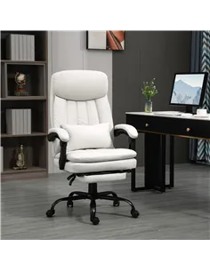 Vinsetto Office Chair, Ergonomic Desk Chair with 6-Point Vibration Massage and Lumbar Heating, Computer Chair with Lumbar Suppor 2