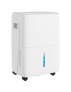 HOMCOM 30L/Day Dehumidifier with Auto-Clean Filter, Continuous Drainage, 4L Water Tank, 24H Timer, Digital Humidity Display, Deh